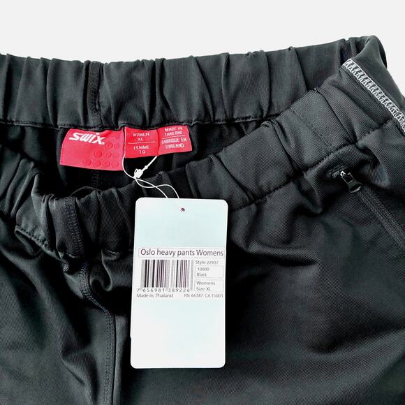NWT Women's Swix Oslo Black Ankle Zip Ski Pants - XL - Outdoor - Picture 4 of 10